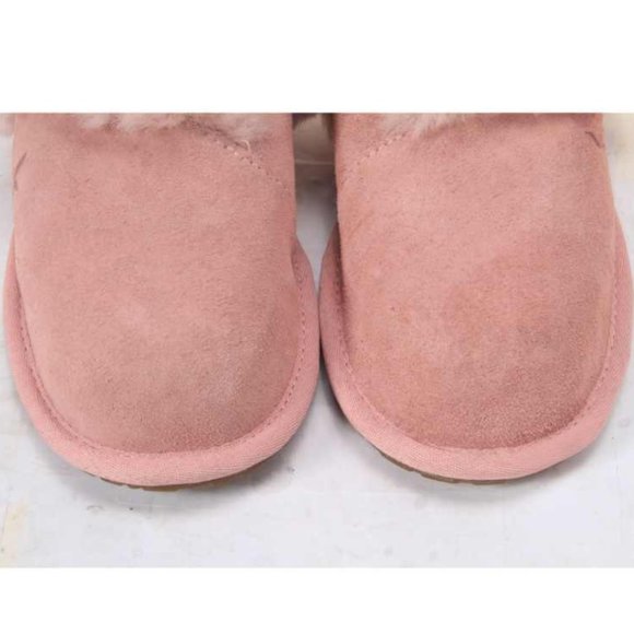 NWOB KOOLABURRA BY UGG MILO slippers slip on slide suede womens shoes pink 6 - Picture 4 of 14